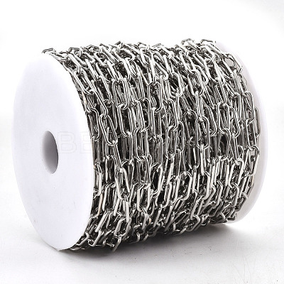 Unwelded Iron Paperclip Chains CH-S125-09B-P-1