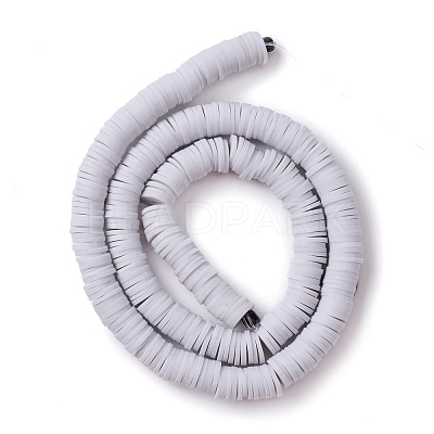 Handmade Polymer Clay Beads Strands CLAY-R089-8mm-Q036-1