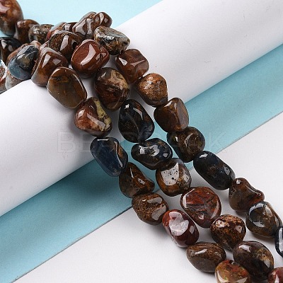 Natural Pietersite Beads Strands G-A208-07-1