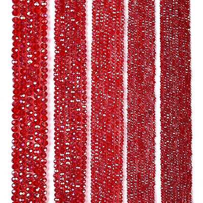 Electroplate Glass Beads Strands LS-EGLA-A044-T8mm-B01-1