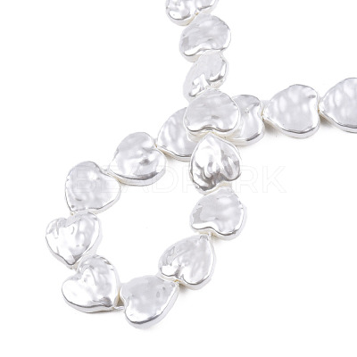 ABS Plastic Imitation Pearl Beads Strands KY-N015-09-B01-1