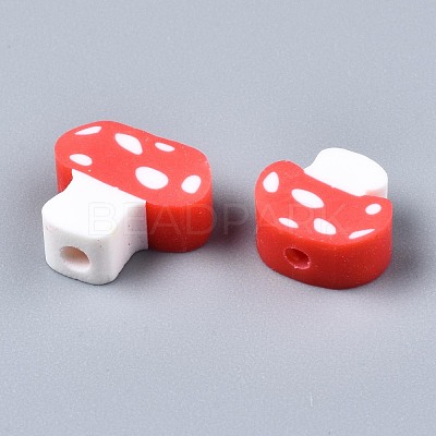 Handmade Polymer Clay Beads X-CLAY-N011-016F-1