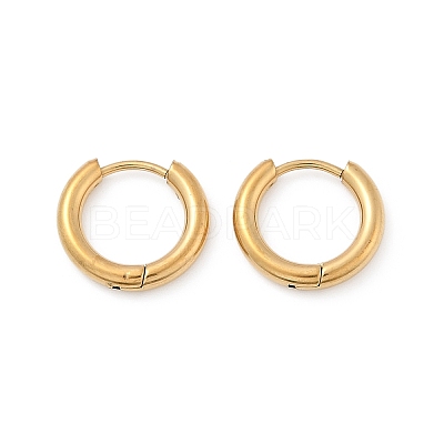 202 Stainless Steel Huggie Hoop Earrings LS-EJEW-F111A-14mm-G01-1