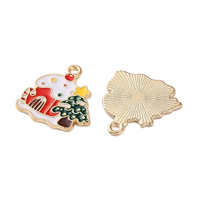 Alloy Enamel Pendants ENAM-I061-01KCG-20-1