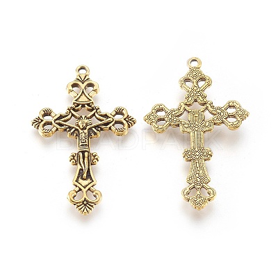 Tibetan Style Alloy Pendants X-GLF1299Y-NF-1