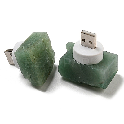 Nuggets Natural Green Aventurine USB Night Light G-Q170-02G-1