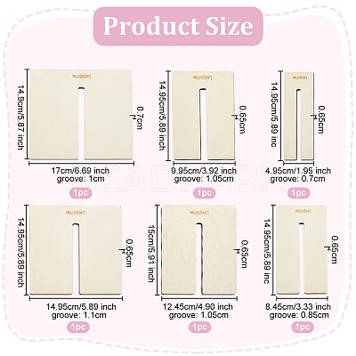 Wood Bow Maker Templates WOOD-WH0105-19-1