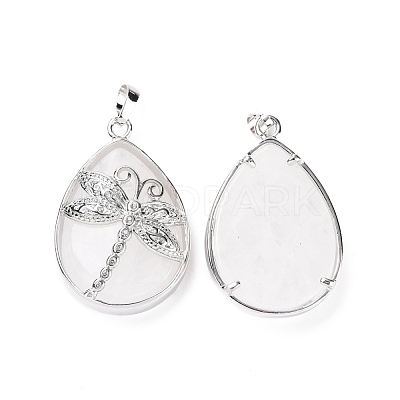 Natural Quartz Crystal Pendants G-G900-01P-16-1