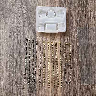 DIY Candy Pendant Shaker Silicone Molds Kit DIY-A038-04-1