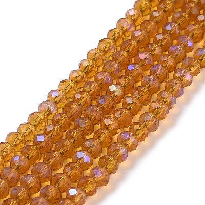 Electroplate Glass Beads Strands EGLA-A034-T8mm-L01-1