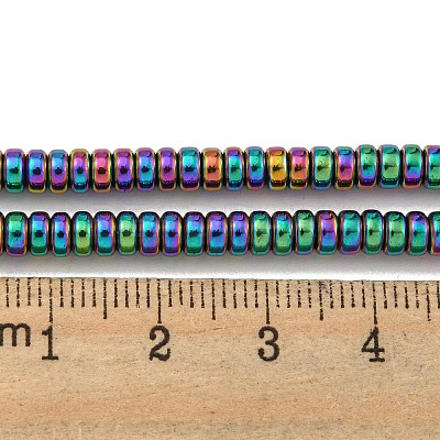 Electroplated Synthetic Non-magnetic Hematite Beads Strands G-K361-A06-02-1
