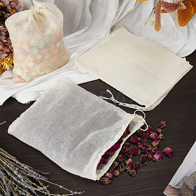 Cotton Cloth Filter Bags AJEW-BBC0002-19A-1