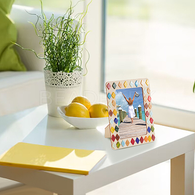 DIY Mosaic Photo Frame Making Kit DIY-OC0004-46-1