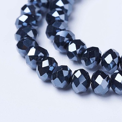 Electroplate Glass Beads Strands LS-EGLA-A034-P6mm-A18-1