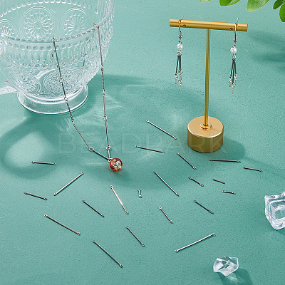 100Pcs 5 Styles 304 Stainless Steel Connector Charms STAS-DC0016-21-1
