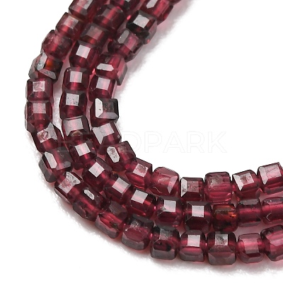 Grade A Natural Garnet Beads Strands G-P457-B01-39-1