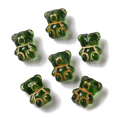 Transparent Lampwork Beads LAMP-P065-06A-03-1
