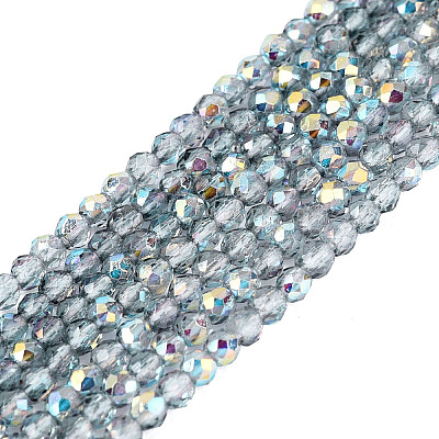 Transparent Glass Beads Strands EGLA-N028-01A-A01-1