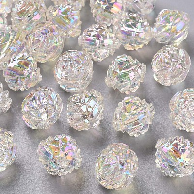 Transparent Acrylic Beads TACR-S154-31C-205-1