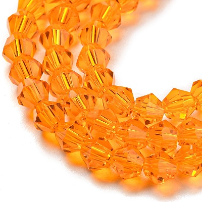 Transparent Glass Beads Strands EGLA-A039-T4mm-D23-1