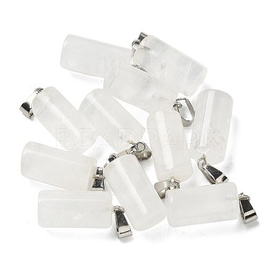 Natural Quartz Crystal Pendants G-B127-17P-08-1
