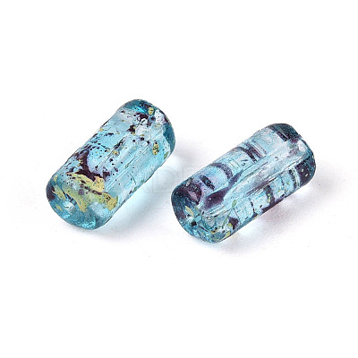 Picasso Transparent Glass Bugle Beads SEED-N010-02J-1