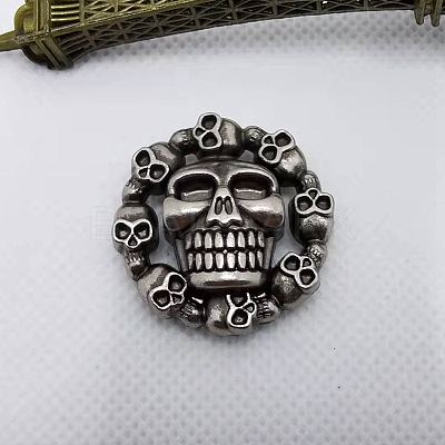 Halloween Skull Zinc Alloy Collision Rivets PW-WG30708-01-1