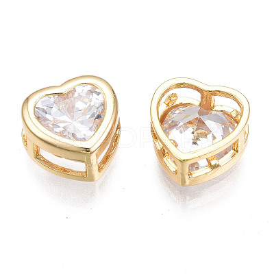 Brass Clear Cubic Zirconia Multi-Strand Links KK-N233-150-1