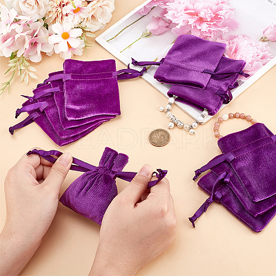 10Pcs Velvet Storage Bags TP-BBC0001-12B-03-1