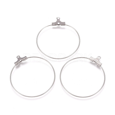 Tarnish Resistant 304 Stainless Steel Wire Pendants STAS-M274-020E-1