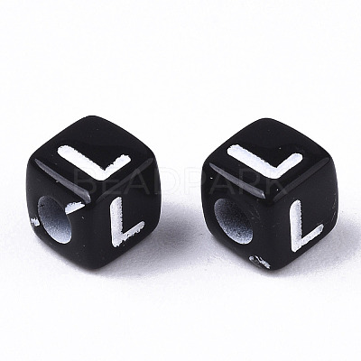 Opaque Acrylic Beads LS-SACR-N002-01L-1