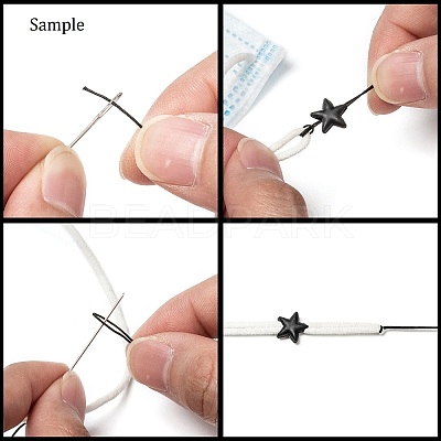 Star PVC Plastic Cord Lock for Mouth Cover LS-KY-D013-02B-1