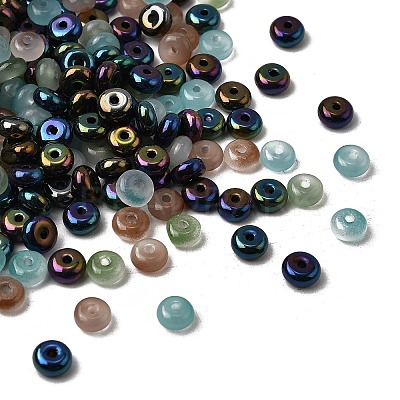 Imitation Jade Glass Beads DGLA-C005-B01-3x6mm-08-1