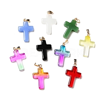Glass Pendants GLAA-A004-02-1