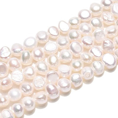 Natural Cultured Freshwater Pearl Beads Strands PEAR-T006-18B-1
