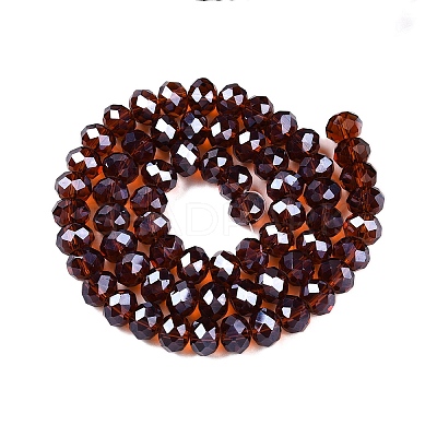 Electroplate Glass Beads Strands EGLA-A034-T8mm-A36-1