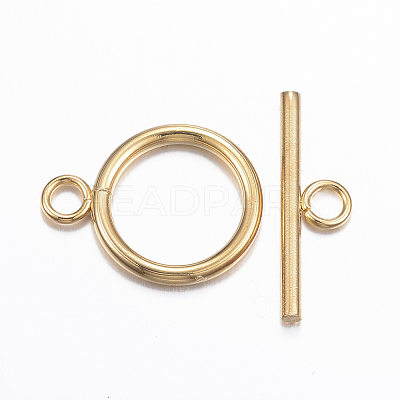 304 Stainless Steel Toggle Clasps STAS-H380-05G-1