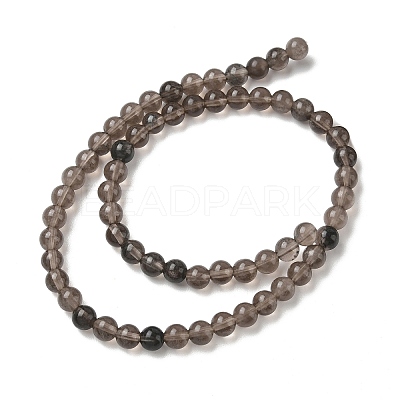Natural Ice Obsidian Beads Strands G-P590-A03-6mm-01-1