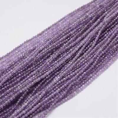 Natural Amethyst Beads Strands G-E347-09-1