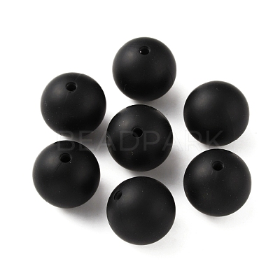 Food Grade Eco-Friendly Silicone Focal Beads SIL-WH0013-01L-1