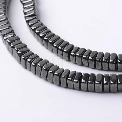 Non-Magnetic Synthetic Hematite Beads Strands G-D800-01-1