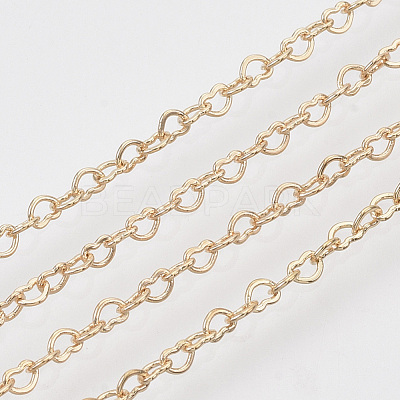 Soldered Brass Heart Chains CHC-T008-03LG-1