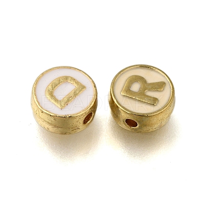 (Defective Closeout Sale: Enamel Yellowing)Alloy Enamel Beads ENAM-XCP0001-44-1