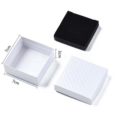 Square Cardboard Jewelry Boxes CBOX-N012-34B-1
