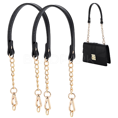 PU Leather & Metal Bag Handles PURS-WH0816-001B-1