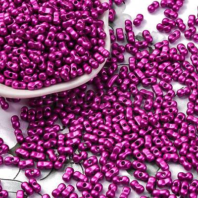 Baking Paint Glass Seed Beads SEED-L011-12A-07-1