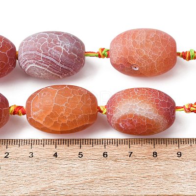 Natural Weathered Agate Beads Strands G-A311-C01-01-1