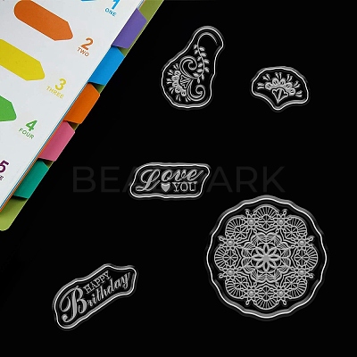 PVC Plastic Stamps DIY-WH0167-56K-1