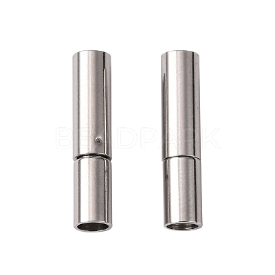 Tarnish Resistant 304 Stainless Steel Bayonet Clasps STAS-P226-01E-1