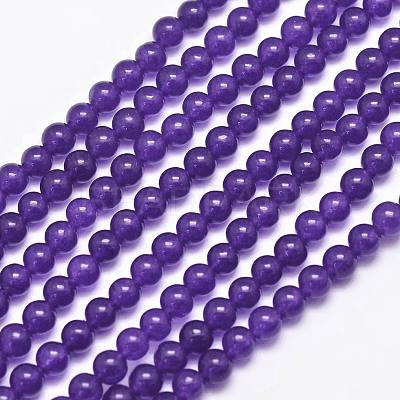 Natural Malaysia Jade Bead Strands X-G-A146-4mm-A01-1